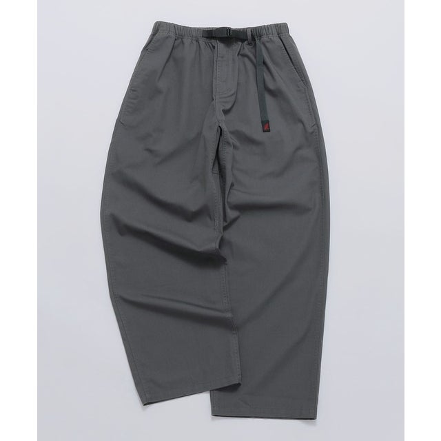 Gramicci: T/C TWILL WIDE PANT （ダークグレー）
