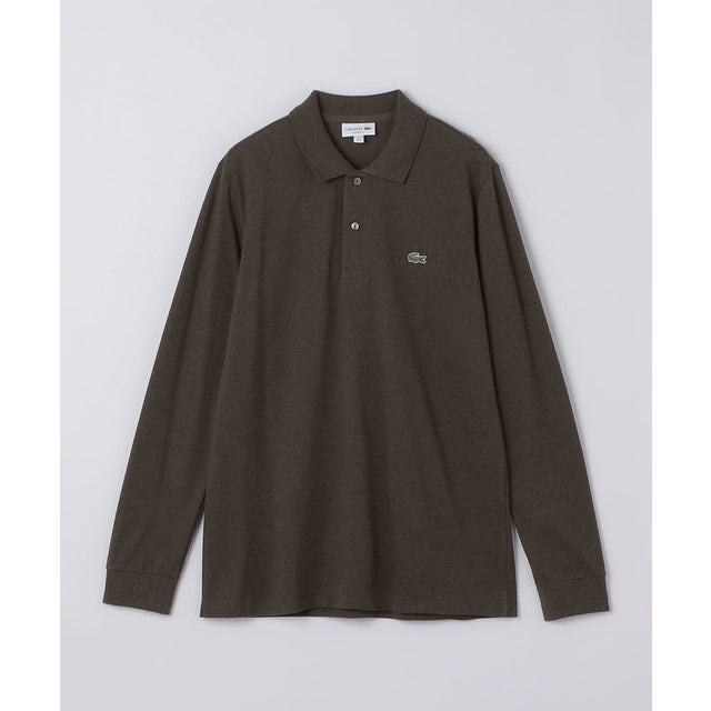 LACOSTE: LONG SLEEVE POLO （ブラウン）