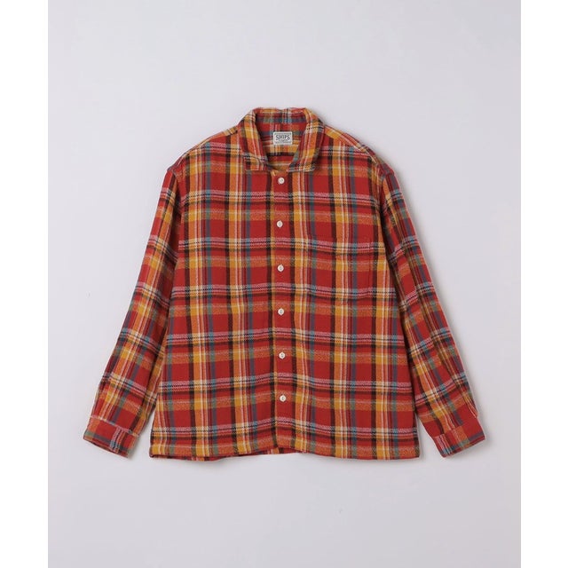 AUTHENTIC: ウィークエンド シャツ チェック ネル （レッド）