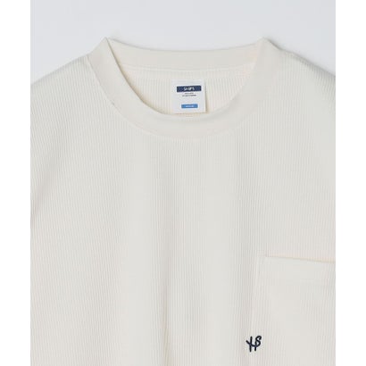 【WEB限定】〈吸水速乾〉マルチファンクション ワッフル ポケット ロングスリーブTシャツ （ブラック）｜詳細画像