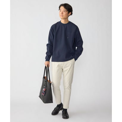 【WEB限定】〈吸水速乾〉マルチファンクション ワッフル ポケット ロングスリーブTシャツ （ブラック）｜詳細画像