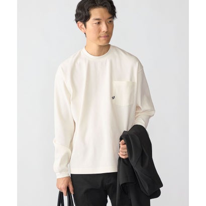 【WEB限定】〈吸水速乾〉マルチファンクション ワッフル ポケット ロングスリーブTシャツ （ネイビー）｜詳細画像