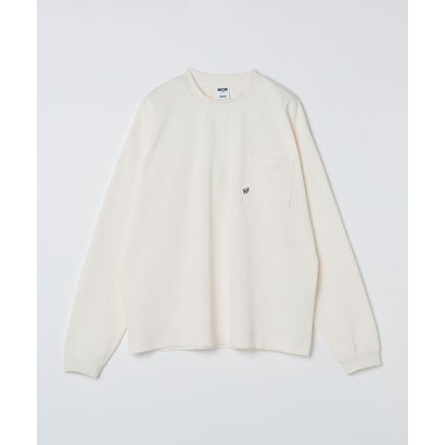 【WEB限定】〈吸水速乾〉マルチファンクション ワッフル ポケット ロングスリーブTシャツ （ネイビー）｜詳細画像