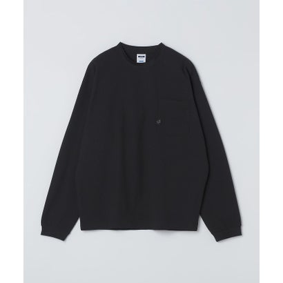 【WEB限定】〈吸水速乾〉マルチファンクション ワッフル ポケット ロングスリーブTシャツ （ネイビー）｜詳細画像