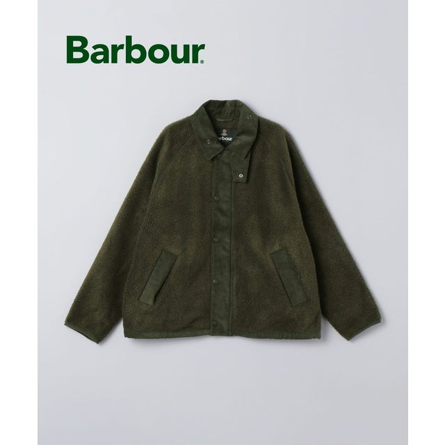 Barbour: TRANSPORT FLEECE JACKET （オリーブ）