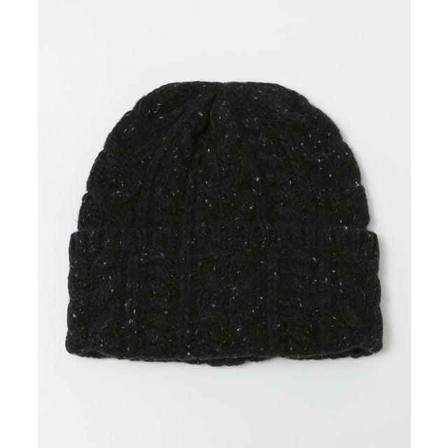 【SHIPS別注】halo commodity: FAMILIAR WATCH CAP （ブラック）