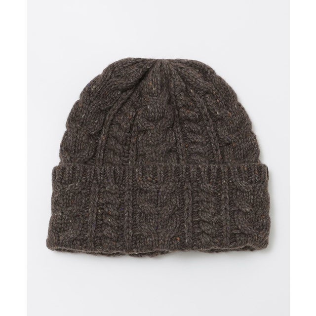【SHIPS別注】halo commodity: FAMILIAR WATCH CAP （ブラウン）