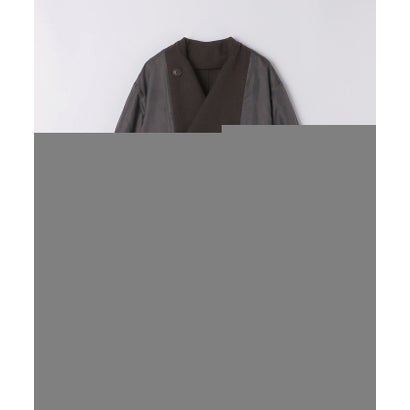 City Ambient Products: リラックス メルトン ダブル ロング コート （ネイビー）｜詳細画像