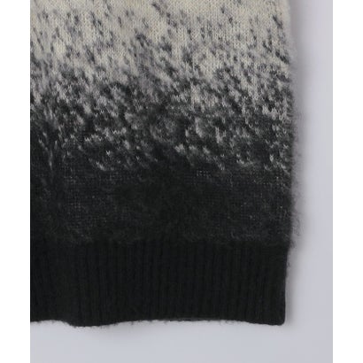 City Ambient Products: トリプル グラデーション シャギー ニット （レッド）｜詳細画像