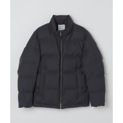 シップス SHIPS 〈撥水/ 透湿/ 防風〉スーパー140's ウール 河田ダウン スタンドカラー ジャケット （ブラウン）｜詳細画像