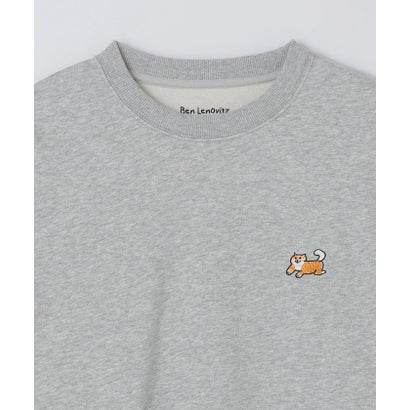 【City Ambient Products別注】Ben Lenovitz: DOG CAT スウェット （グレー系）｜詳細画像