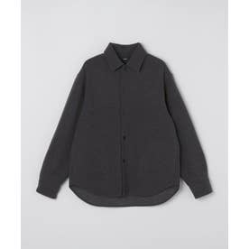 〈セットアップ対応〉Comfy Line ニードル ジャージー シャツアウター （ダークグレー）