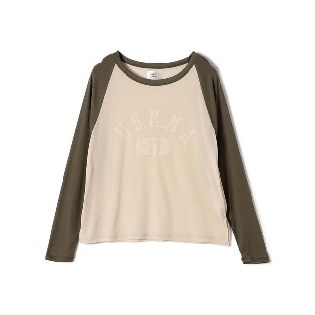 St.Johns 3rd club:〈洗濯機可能〉シアー ベースボール TEE （ベージュ）