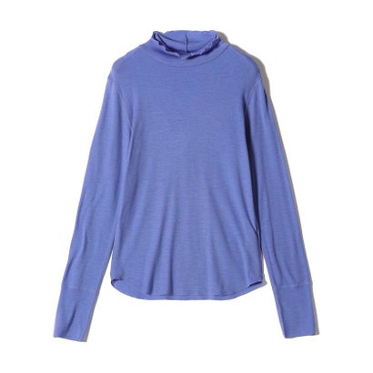 SHIPS Primary Navy Label:ウール フライス ジャージー タートルネック （スカイブルー）｜詳細画像