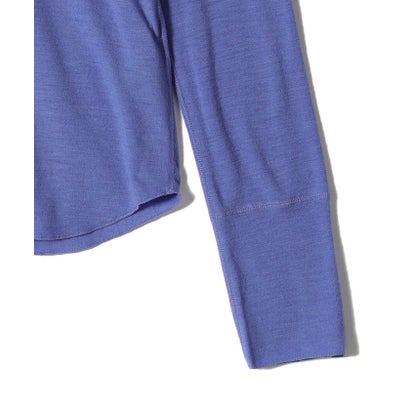 SHIPS Primary Navy Label:ウール フライス ジャージー タートルネック （スカイブルー）｜詳細画像