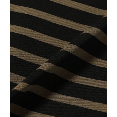 SHIPS Primary Navy Label:コットン ボーダー クルーネック プルオーバー （ネイビー）｜詳細画像