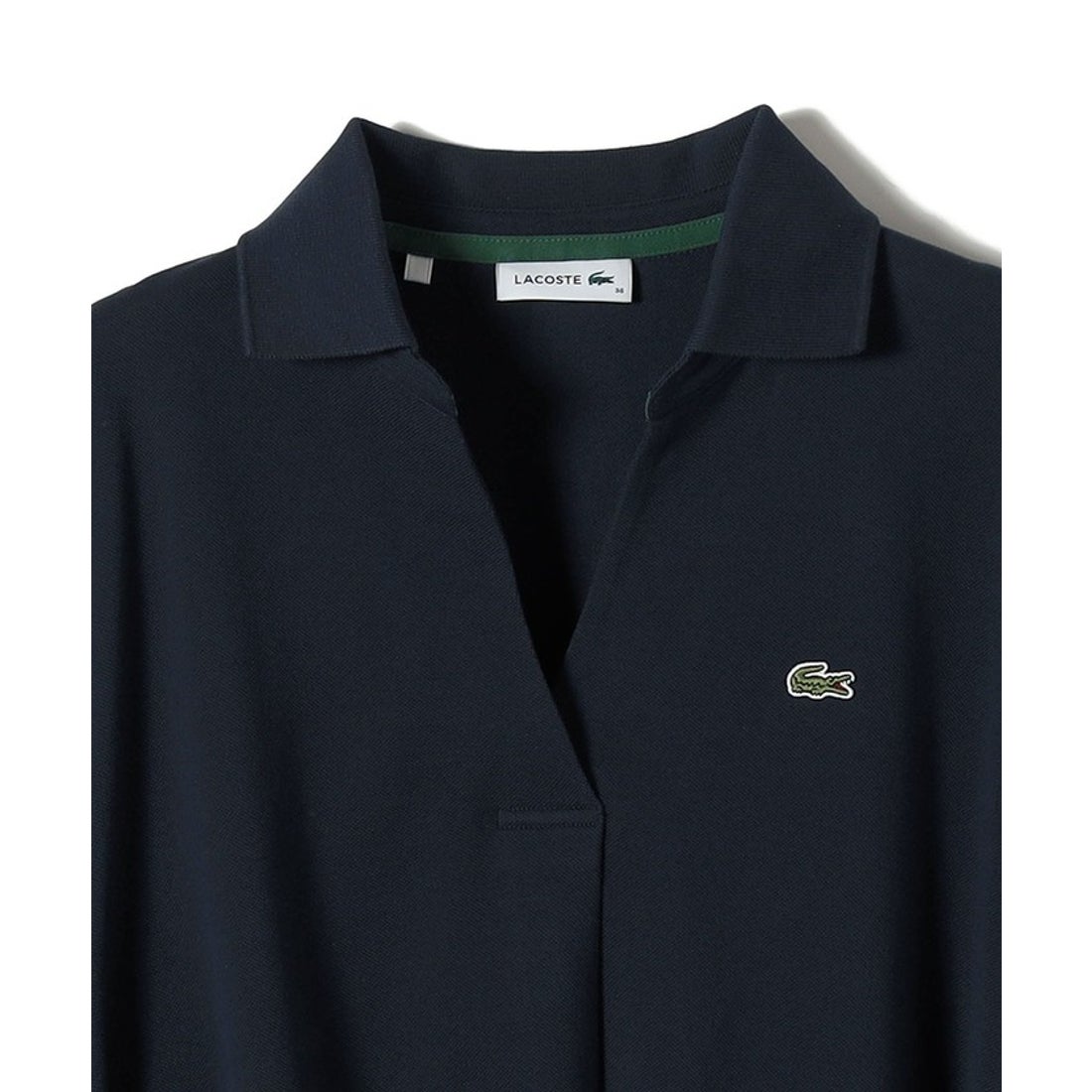 シップス SHIPS LACOSTE:〈洗濯機可能〉スキッパー ポロ マキシ 