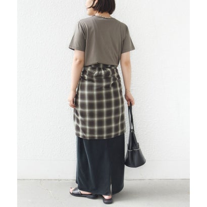 シアー ショート スリーブ TEE （ブラック）｜詳細画像