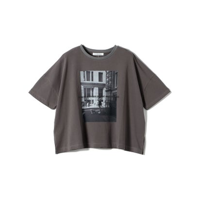 【SHIPS別注】81BRANCA: 5分袖 ロゴ・フォト TEE （ライトホワイト）｜詳細画像