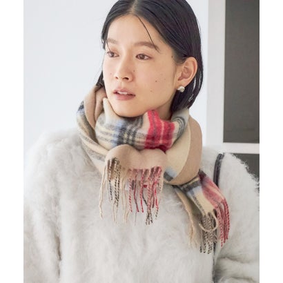 カシミヤ リバーシブル マフラー 26AW （グレー）｜詳細画像