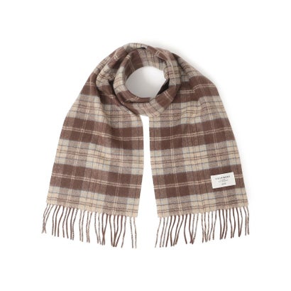 カシミヤ リバーシブル マフラー 26AW （レッド）｜詳細画像