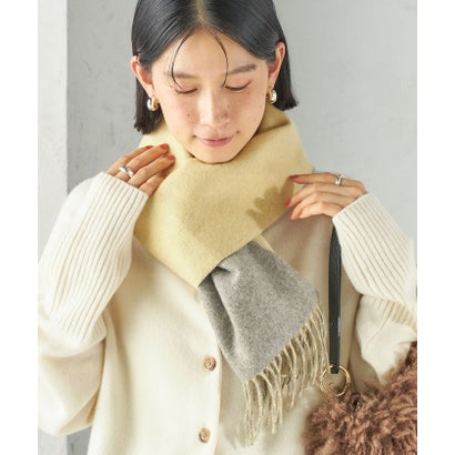 カシミヤ リバーシブル マフラー 26AW （ブラウン）｜詳細画像