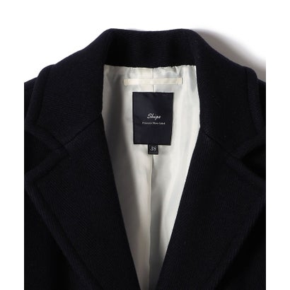 シップス SHIPS SHIPS Primary Navy Label:ヘリンボーン ウール シングル チェスター コート （キャメル）｜詳細画像