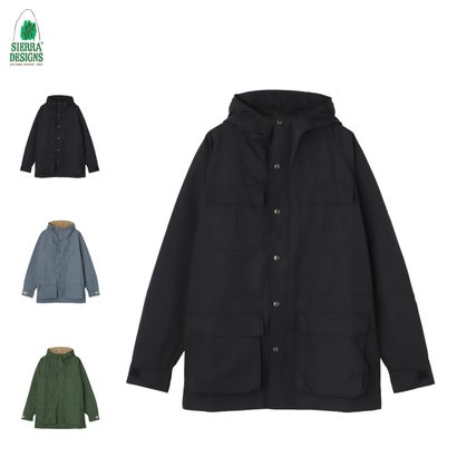 アウター マウンテンパーカー メンズ 秋 冬 撥水 防風 ORIGINAL MOUNTAIN PARKA ブラック グレー グリーン 黒 631013 （ブラック/ブラック）｜詳細画像