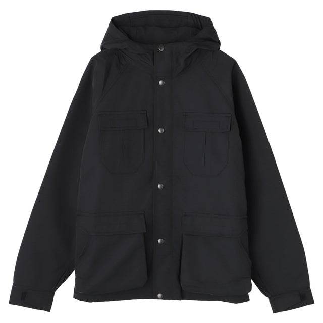 アウター マウンテンパーカー メンズ 秋 冬 撥水 防風 SHORT MOUNTAIN PARKA ブラック グレー グリーン 黒 631014 （ブラック/ブラック）
