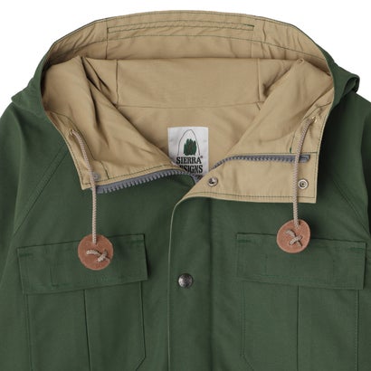 アウター マウンテンパーカー メンズ 秋 冬 撥水 防風 SHORT MOUNTAIN PARKA ブラック グレー グリーン 黒 631014 （ブルーストーン/ヴィンテージタン）｜詳細画像
