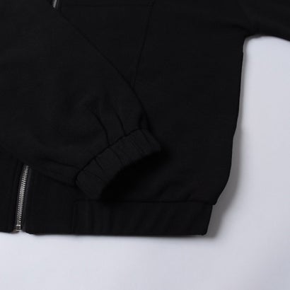 ジップアップハイネックTOPS （BLACK）｜詳細画像