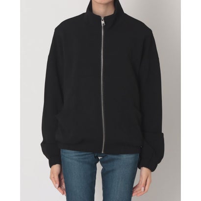 ジップアップハイネックTOPS （BLACK）｜詳細画像