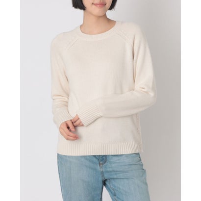 サイドボタンポイントニット （OFF WHITE）｜詳細画像