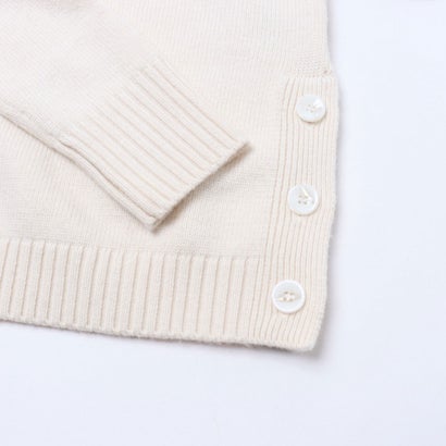 サイドボタンポイントニット （OFF WHITE）｜詳細画像
