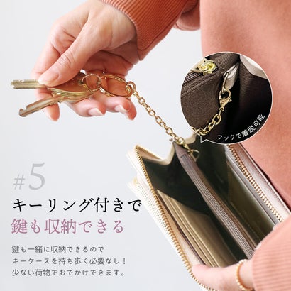ミエノ mieno [] 本革スマホショルダーバッグ （シルバー）｜詳細画像