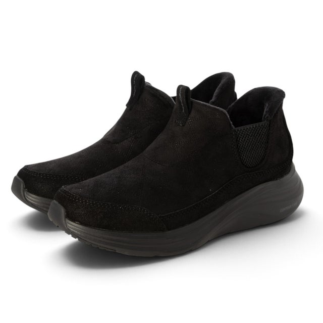 Slip-ins:Contour Foam Boot-Cozy Fit Dash（スリップインズ：コンツアーフォーム ブーツ - コージーフィット ダッシュ）168173 （ブラック/ブラック）