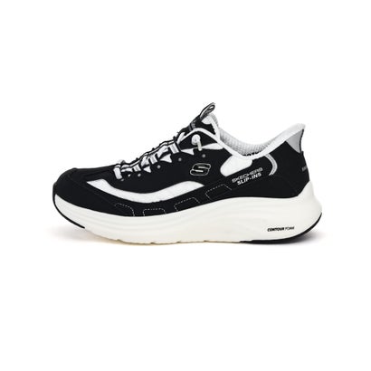 スケッチャーズ SKECHERS レディース スニーカー スリップインズ コンツアーフォームコージーフィット スイートノスタルジア 150412 （ブラック/ホワイト）｜詳細画像