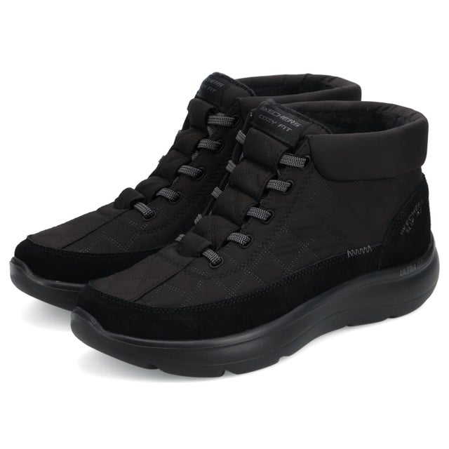ブーツ ショートブーツ スリップインズ オンザゴー アンコール-コージーフィット デー レディース SLIP-INS ON-THE-GO ENCORE-COZY FIT ブラック 黒 144842 （MMM）