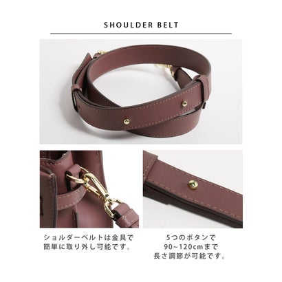 サンキョウショウカイ 三京商会 [LORISTELLA]牛革レザーハンドバッグ （ピンクベージュ）｜詳細画像
