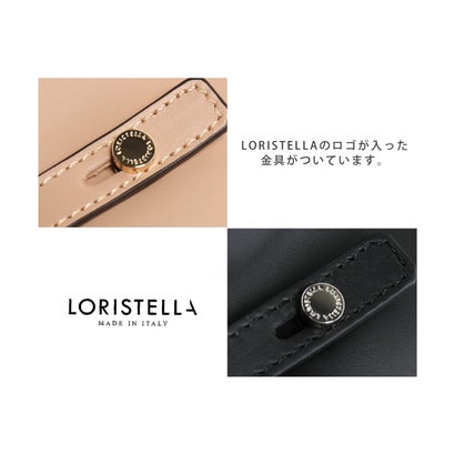 サンキョウショウカイ 三京商会 [LORISTELLA]牛革レザーハンドバッグ （ピンクベージュ）｜詳細画像