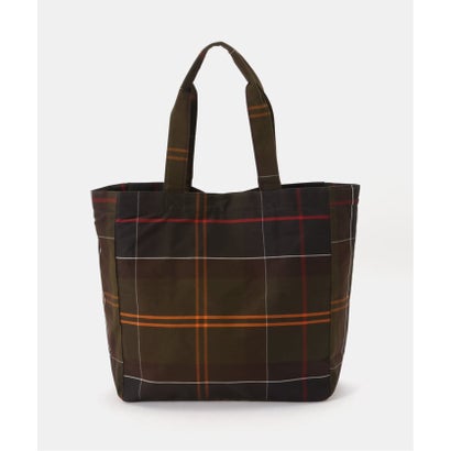 BARBOUR/バブアー TELFIELD TARTAN TOTE BAG UBA0751TN51/TN11 （グリーン）｜詳細画像