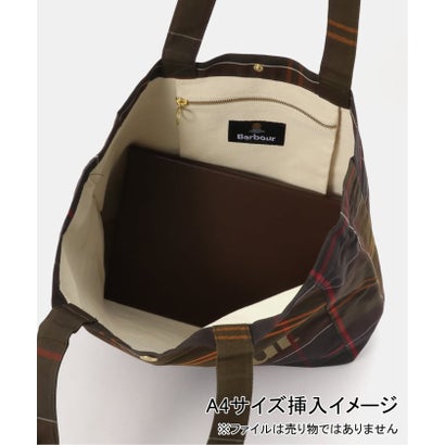 BARBOUR/バブアー TELFIELD TARTAN TOTE BAG UBA0751TN51/TN11 （グリーン）｜詳細画像