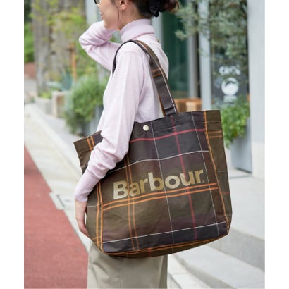BARBOUR/バブアー TELFIELD TARTAN TOTE BAG UBA0751TN51/TN11 （グリーン）｜詳細画像