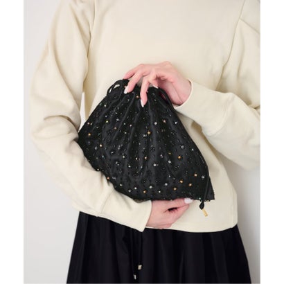 《予約》BIJOU巾着BAG （ナチュラル）｜詳細画像
