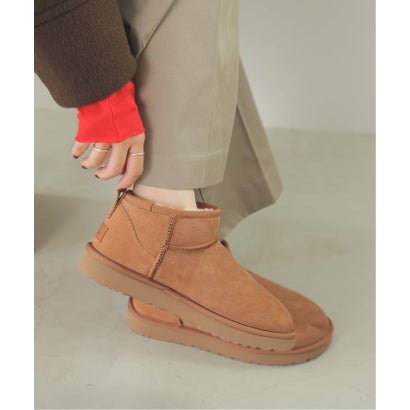 《WEB限定》UGG/アグ W CLASSIC ULTRA MINI 1116109（ブラック）｜詳細画像