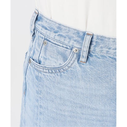 《シリーズあり》LE DENIM RADIAL FLAREデニムスカート（サックスブルー B）｜詳細画像