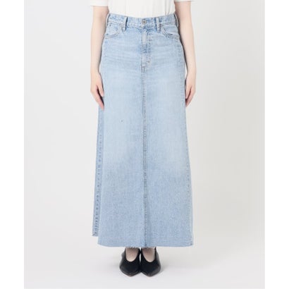 《シリーズあり》LE DENIM RADIAL FLAREデニムスカート（サックスブルー B）｜詳細画像