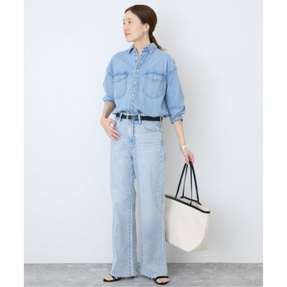 スローブ イエナ SLOBE IENA 《シリーズあり》LE DENIM LEAN BOOTY LEGデニム（サックスブルー B）｜詳細画像