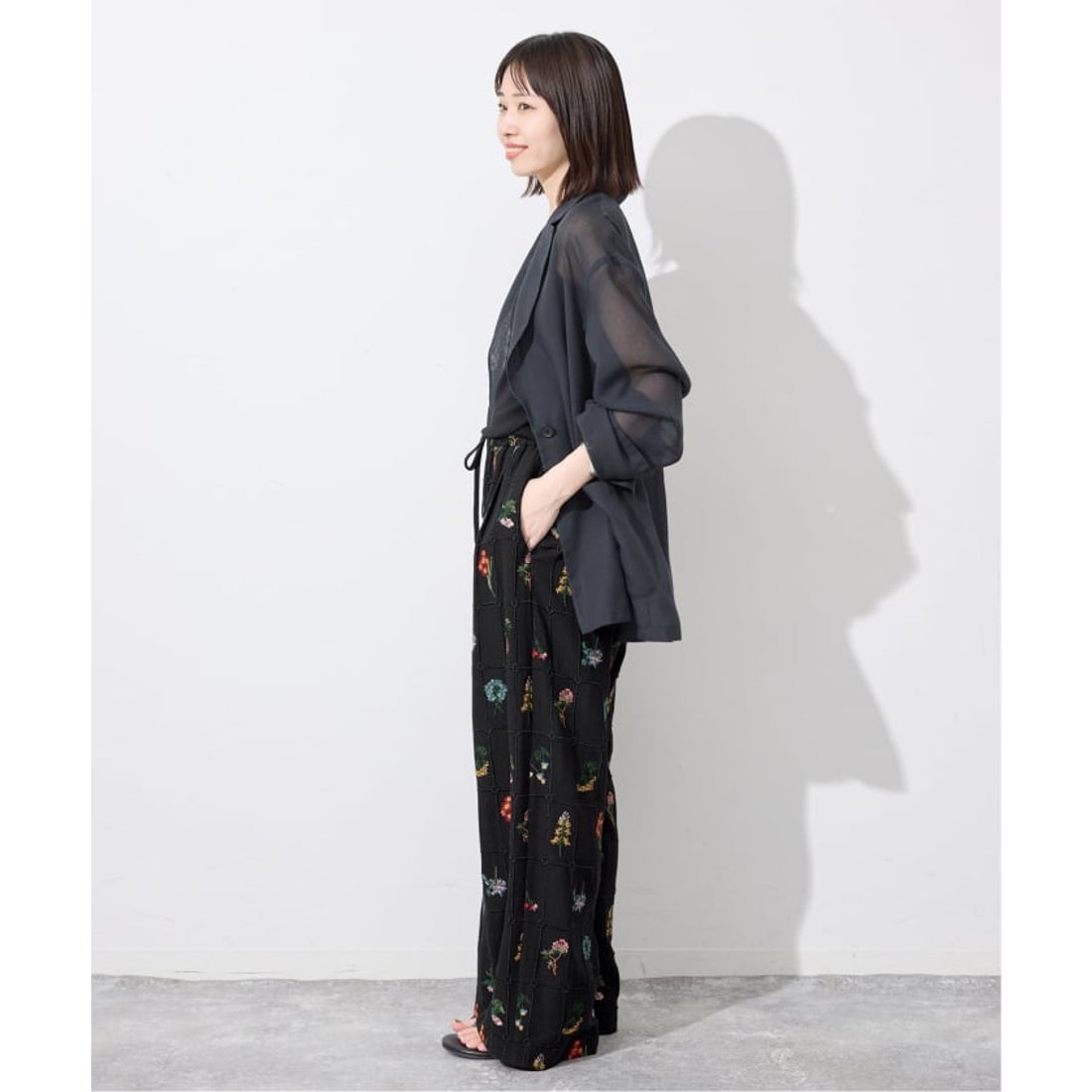 スローブ イエナ SLOBE IENA 《WEB限定/追加》embroideryメッシュ