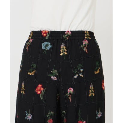 《WEB限定/追加》embroideryメッシュパンツ（ブラック）｜詳細画像
